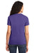 Port & Company LPC61 Womens Essential Short Sleeve Crewneck T-Shirt Purple Back