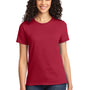 Port & Company Womens Essential Short Sleeve Crewneck T-Shirt - Red