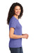 Port & Company LPC61 Womens Essential Short Sleeve Crewneck T-Shirt Violet Purple Side