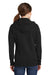 Port & Company LPC78ZH Womens Core Fleece Full Zip Hooded Sweatshirt Hoodie Black Back