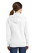 Port & Company LPC78ZH Womens Core Fleece Full Zip Hooded Sweatshirt Hoodie White Back