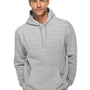 Lane Seven Mens Premium Hooded Sweatshirt Hoodie - Heather Grey
