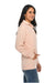 Lane Seven LS14001 Mens Premium Hooded Sweatshirt Hoodie Pale Pink Side