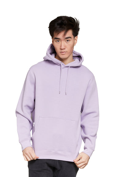 Lane Seven LS14001 Mens Premium Hooded Sweatshirt Hoodie Lilac Purple Front