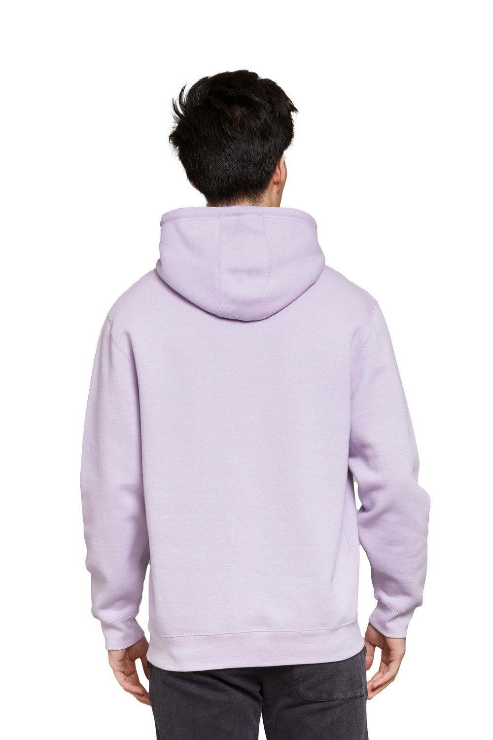 Lane Seven LS14001 Mens Premium Hooded Sweatshirt Hoodie Lilac Purple Back
