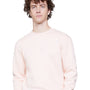 Lane Seven Mens Premium Crewneck Sweatshirt - Pale Pink