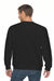 Lane Seven LS14004 Mens Premium Crewneck Sweatshirt Black Back