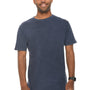 Lane Seven Mens Vintage Short Sleeve Crewneck T-Shirt - Vintage Denim Blue - NEW