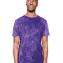 Lane Seven Mens Vintage Short Sleeve Crewneck T-Shirt - Cloud Purple