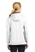 Sport-Tek LST235 Womens Sport-Wick Moisture Wicking Fleece Hooded Sweatshirt Hoodie White/Grey Back