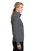 Sport-Tek LST241 Womens Sport-Wick Moisture Wicking Fleece Full Zip Sweatshirt Dark Grey Side