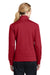 Sport-Tek LST241 Womens Sport-Wick Moisture Wicking Fleece Full Zip Sweatshirt Red Back