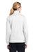 Sport-Tek LST241 Womens Sport-Wick Moisture Wicking Fleece Full Zip Sweatshirt White Back