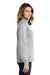 Sport-Tek LST253 Womens Fleece 1/4 Zip Sweatshirt Heather Grey Side