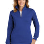 Sport-Tek Womens Shrink Resistant Fleece 1/4 Zip Sweatshirt - True Royal Blue