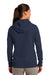 Sport-Tek LST254 Womens Fleece Hooded Sweatshirt Hoodie Navy Blue Back