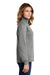 Sport-Tek LST254 Womens Fleece Hooded Sweatshirt Hoodie Heather Vintage Grey Side