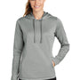 Sport-Tek Womens Heather Sport-Wick Moisture Wicking Fleece Hooded Sweatshirt Hoodie - Heather Dark Silver Grey