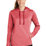 Sport-Tek Womens Heather Sport-Wick Moisture Wicking Fleece Hooded Sweatshirt Hoodie - Heather Deep Red