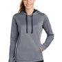 Sport-Tek Womens Heather Sport-Wick Moisture Wicking Fleece Hooded Sweatshirt Hoodie - Heather True Navy Blue