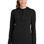 Sport-Tek Womens Moisture Wicking Fleece Hooded Sweatshirt Hoodie - Black