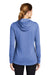 Sport-Tek LST296 Womens Moisture Wicking Fleece Hooded Sweatshirt Hoodie Royal Blue Back