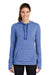 Sport-Tek LST296 Womens Moisture Wicking Fleece Hooded Sweatshirt Hoodie Royal Blue Front
