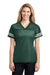 Sport-Tek LST307 Womens Short Sleeve V-Neck T-Shirt Forest Green Front