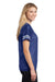 Sport-Tek LST307 Womens Short Sleeve V-Neck T-Shirt Royal Blue Side