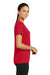 Sport-Tek LST320 Womens Tough Moisture Wicking Short Sleeve Crewneck T-Shirt Red Side