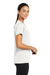 Sport-Tek LST320 Womens Tough Moisture Wicking Short Sleeve Crewneck T-Shirt White Side