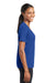 Sport-Tek LST340 Womens RacerMesh Moisture Wicking Short Sleeve V-Neck T-Shirt Royal Blue Side