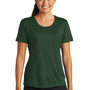 Sport-Tek Womens Competitor Moisture Wicking Short Sleeve Crewneck T-Shirt - Forest Green