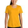Sport-Tek Womens Competitor Moisture Wicking Short Sleeve Crewneck T-Shirt - Gold