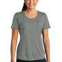 Sport-Tek Womens Competitor Moisture Wicking Short Sleeve Crewneck T-Shirt - Concrete Grey