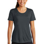 Sport-Tek Womens Competitor Moisture Wicking Short Sleeve Crewneck T-Shirt - Iron Grey