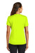 Sport-Tek LST350 Womens Competitor Moisture Wicking Short Sleeve Crewneck T-Shirt Neon Yellow Back