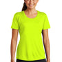 Sport-Tek Womens Competitor Moisture Wicking Short Sleeve Crewneck T-Shirt - Neon Yellow
