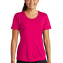 Sport-Tek Womens Competitor Moisture Wicking Short Sleeve Crewneck T-Shirt - Raspberry Pink