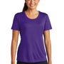 Sport-Tek Womens Competitor Moisture Wicking Short Sleeve Crewneck T-Shirt - Purple
