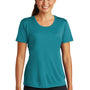 Sport-Tek Womens Competitor Moisture Wicking Short Sleeve Crewneck T-Shirt - Tropic Blue