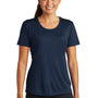 Sport-Tek Womens Competitor Moisture Wicking Short Sleeve Crewneck T-Shirt - True Navy Blue