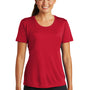 Sport-Tek Womens Competitor Moisture Wicking Short Sleeve Crewneck T-Shirt - True Red