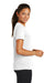 Sport-Tek LST350 Womens Competitor Moisture Wicking Short Sleeve Crewneck T-Shirt White Side