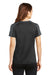 Sport-Tek LST354 Womens Competitor Moisture Wicking Short Sleeve V-Neck T-Shirt Black/Grey Back