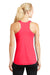 Sport-Tek LST356 Womens Competitor Moisture Wicking Tank Top Hot Coral Pink Back