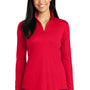 Sport-Tek Womens Competitor Moisture Wicking 1/4 Zip Sweatshirt - True Red
