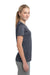 Sport-Tek LST360 Womens Contender Heather Moisture Wicking Short Sleeve Crewneck T-Shirt Navy Blue Side