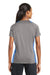 Sport-Tek LST361 Womens Contender Heather Moisture Wicking Short Sleeve V-Neck T-Shirt Vintage Grey/Carolina Blue Back