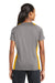 Sport-Tek LST361 Womens Contender Heather Moisture Wicking Short Sleeve V-Neck T-Shirt Vintage Grey/Gold Back